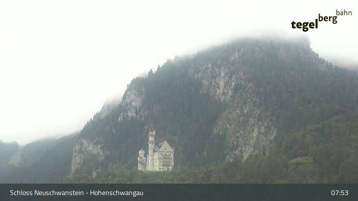 Archived image Webcam Hohenschwangau Castle