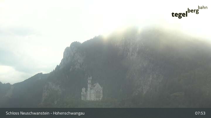 Archiv Foto Webcam Schloss Hohenschwangau