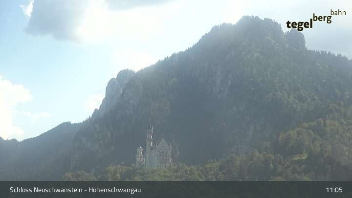 Archiv Foto Webcam Schloss Hohenschwangau