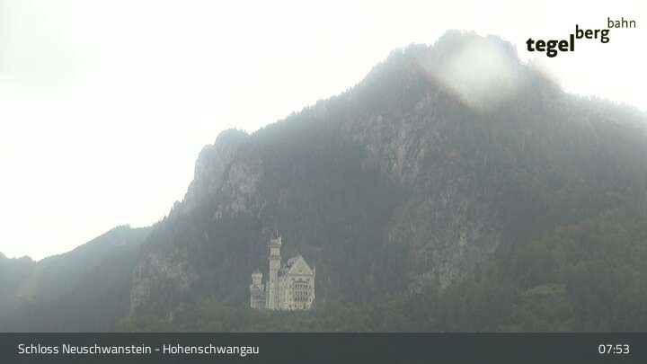 Archiv Foto Webcam Schloss Hohenschwangau