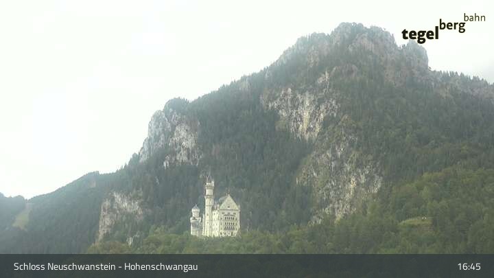 Archiv Foto Webcam Schloss Hohenschwangau