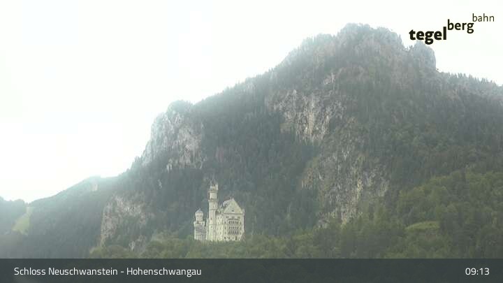 Archiv Foto Webcam Schloss Hohenschwangau