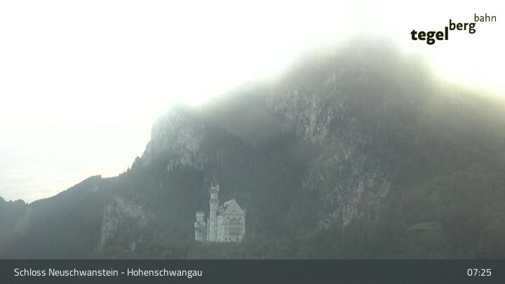 Archiv Foto Webcam Schloss Hohenschwangau