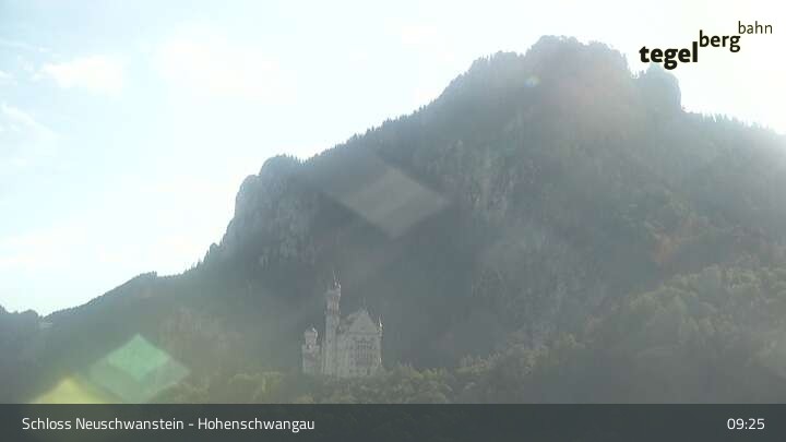 Archiv Foto Webcam Schloss Hohenschwangau