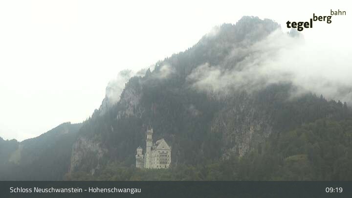 Archiv Foto Webcam Schloss Hohenschwangau