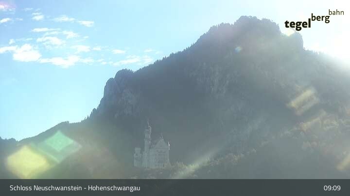 Archiv Foto Webcam Schloss Hohenschwangau