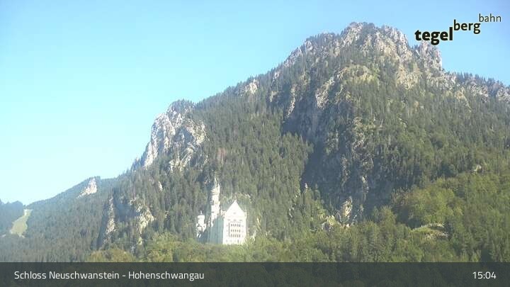 Archiv Foto Webcam Schloss Hohenschwangau