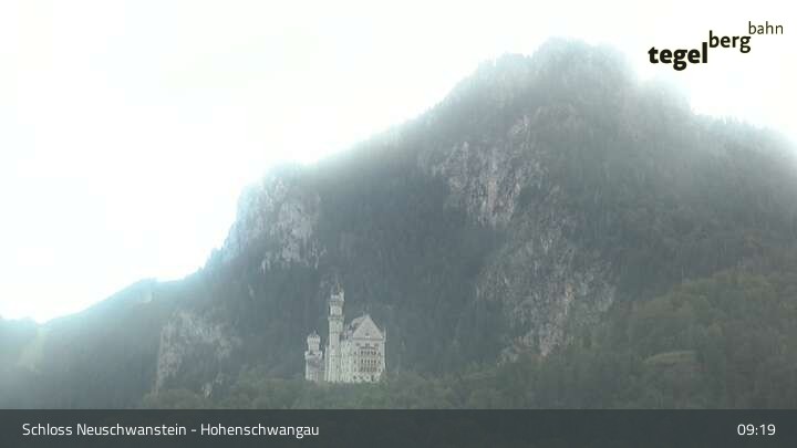 Archived image Webcam Hohenschwangau Castle