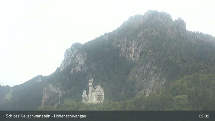 Archiv Foto Webcam Schloss Hohenschwangau