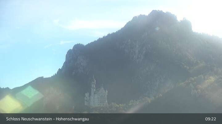 Archiv Foto Webcam Schloss Hohenschwangau