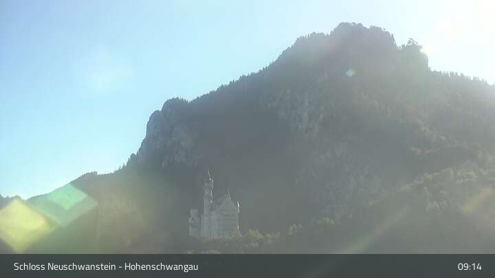 Archiv Foto Webcam Schloss Hohenschwangau