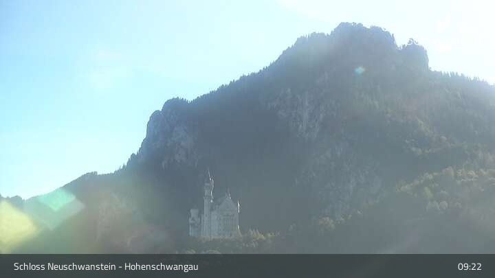 Archiv Foto Webcam Schloss Hohenschwangau
