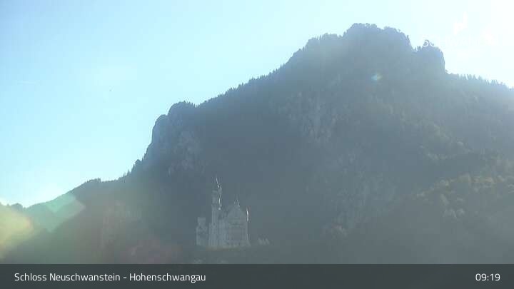 Archiv Foto Webcam Schloss Hohenschwangau