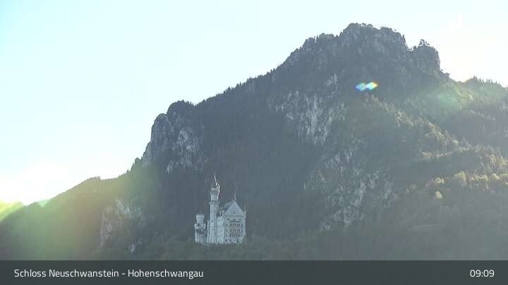 Archiv Foto Webcam Schloss Hohenschwangau