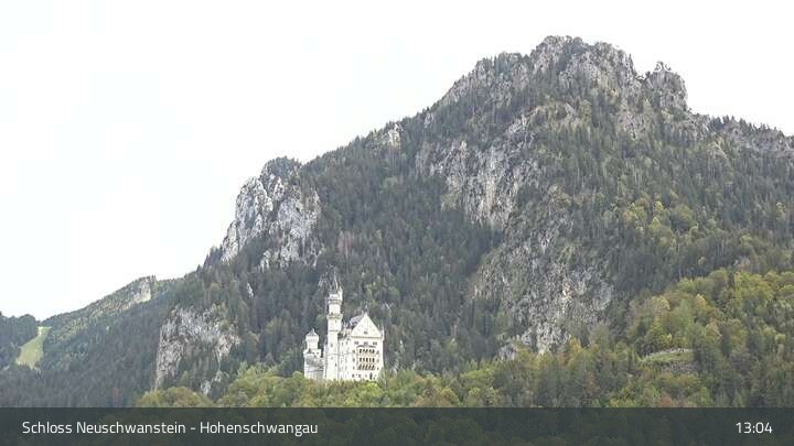 Archiv Foto Webcam Schloss Hohenschwangau