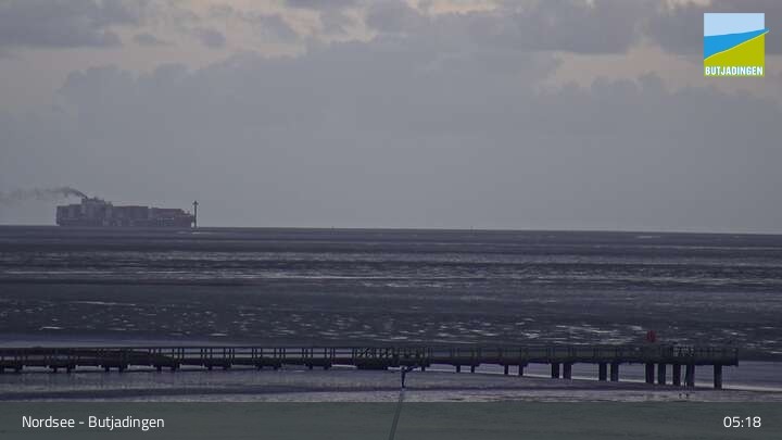 Archiv Foto Webcam Butjadingen Burhave - Nordsee