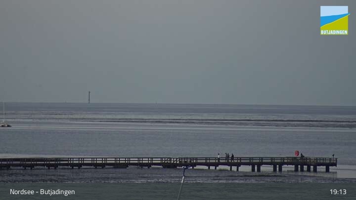 Archived image Webcam North Sea - Butjadingen Burhave