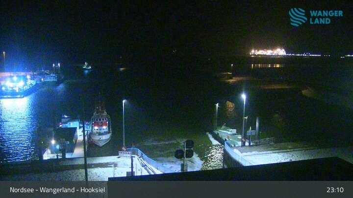 Archiv Foto Webcam Außenhafen Hooksiel