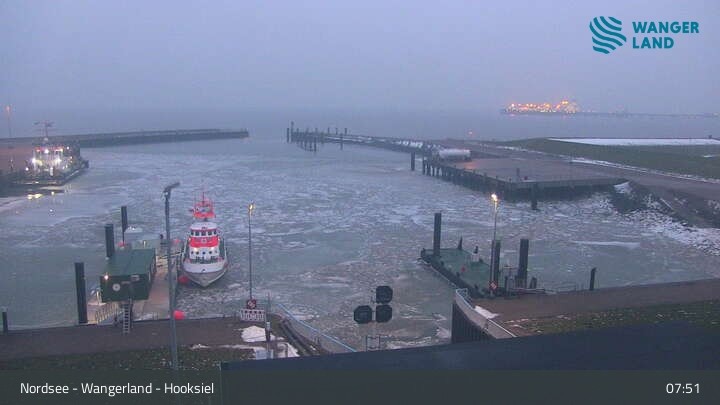 Archiv Foto Webcam Außenhafen Hooksiel