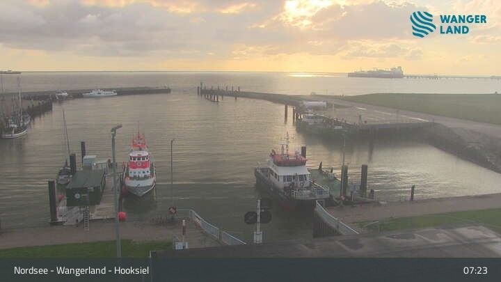 Archiv Foto Webcam Außenhafen Hooksiel