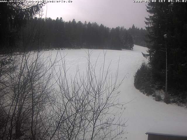 Archiv Foto Webcam Enzklösterle: Blick Skipiste