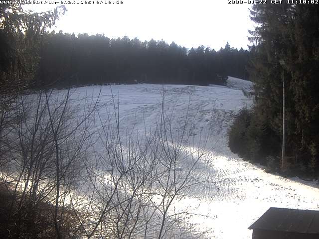 Archiv Foto Webcam Enzklösterle: Blick Skipiste