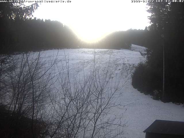 Archiv Foto Webcam Enzklösterle: Blick Skipiste