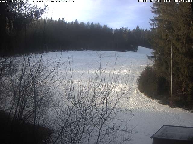 Archiv Foto Webcam Enzklösterle: Blick Skipiste