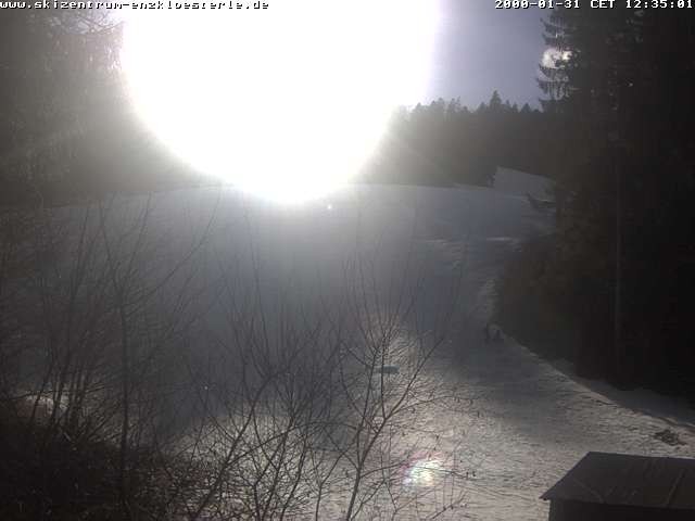 Archiv Foto Webcam Enzklösterle: Blick Skipiste