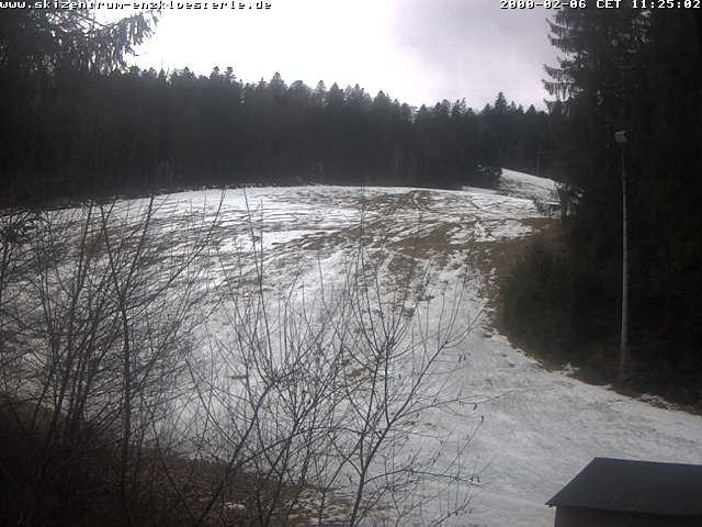 Archiv Foto Webcam Enzklösterle: Blick Skipiste
