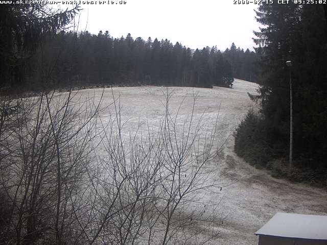 Archiv Foto Webcam Enzklösterle: Blick Skipiste