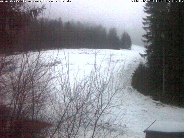 Archiv Foto Webcam Enzklösterle: Blick Skipiste