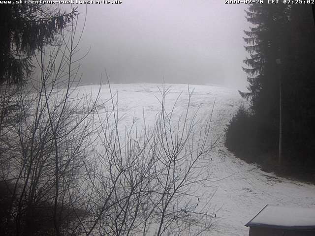 Archiv Foto Webcam Enzklösterle: Blick Skipiste