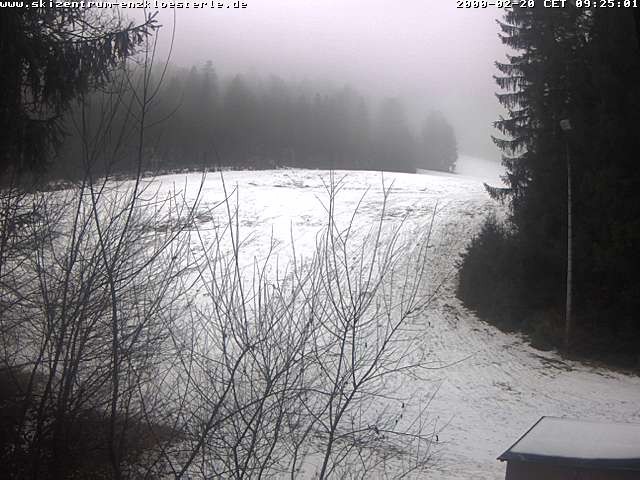 Archiv Foto Webcam Enzklösterle: Blick Skipiste