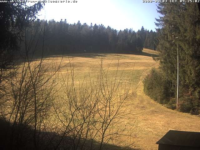 Archiv Foto Webcam Enzklösterle: Blick Skipiste