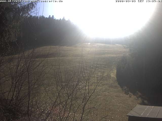 Archiv Foto Webcam Enzklösterle: Blick Skipiste