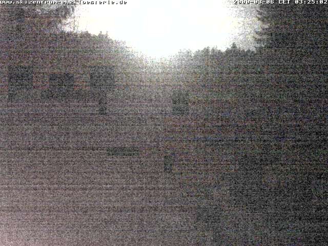 Archiv Foto Webcam Enzklösterle: Blick Skipiste