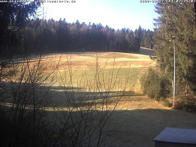 Archiv Foto Webcam Enzklösterle: Blick Skipiste