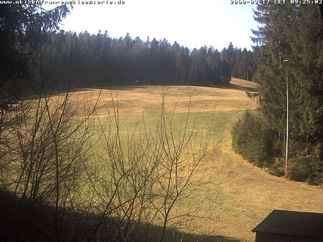 Archiv Foto Webcam Enzklösterle: Blick Skipiste