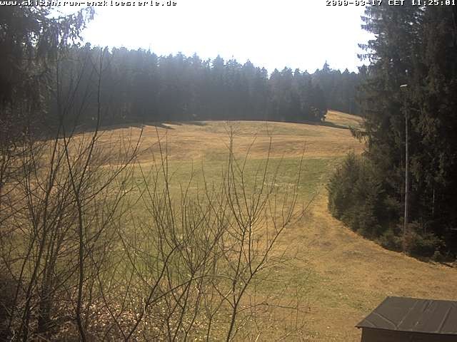 Archiv Foto Webcam Enzklösterle: Blick Skipiste