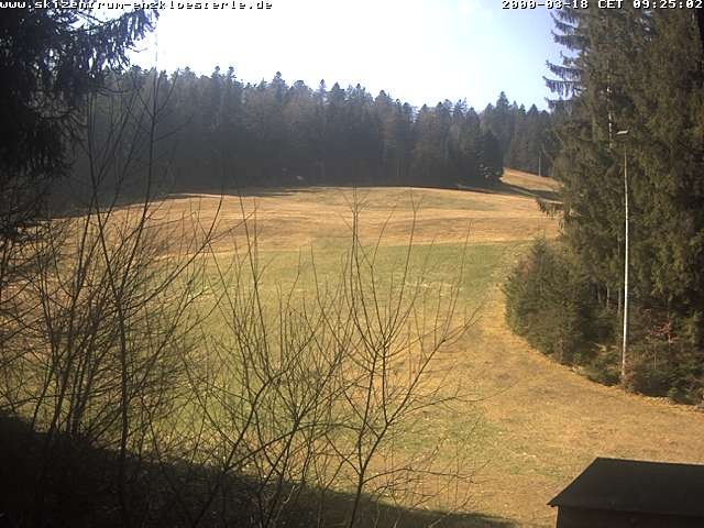 Archiv Foto Webcam Enzklösterle: Blick Skipiste