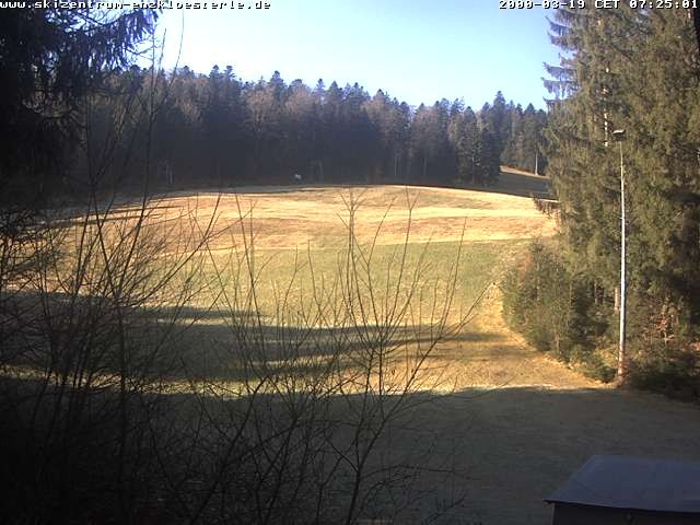 Archiv Foto Webcam Enzklösterle: Blick Skipiste