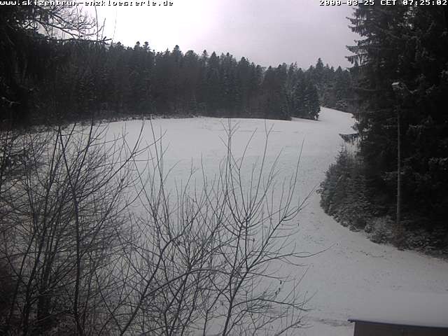 Archiv Foto Webcam Enzklösterle: Blick Skipiste