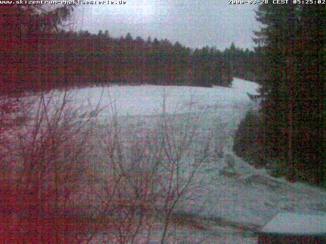 Archiv Foto Webcam Enzklösterle: Blick Skipiste