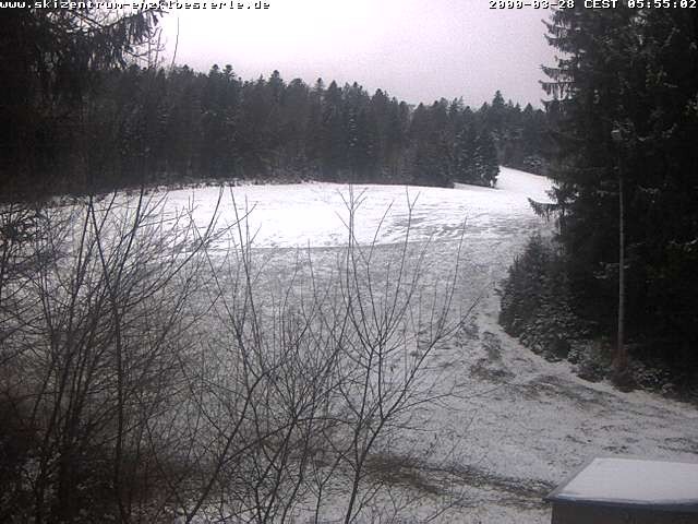 Archiv Foto Webcam Enzklösterle: Blick Skipiste