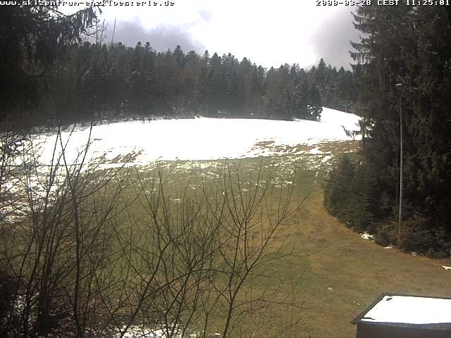 Archiv Foto Webcam Enzklösterle: Blick Skipiste