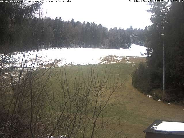 Archiv Foto Webcam Enzklösterle: Blick Skipiste