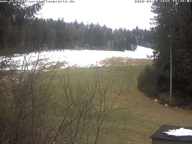 Archiv Foto Webcam Enzklösterle: Blick Skipiste