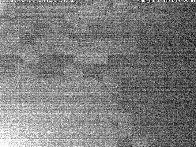 Archiv Foto Webcam Enzklösterle: Blick Skipiste