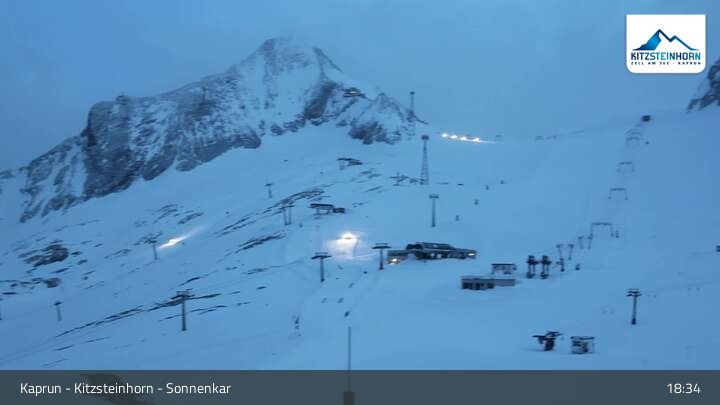 Archiv Foto Webcam Sonnenkar am Kitzsteinhorn
